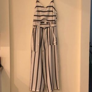 White, Blue, Pink, Capri length Romper